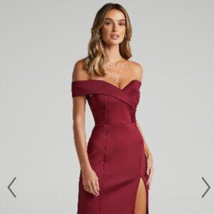 Bridesmaid Dress - Showpo - One For The Money Dress in Wine
